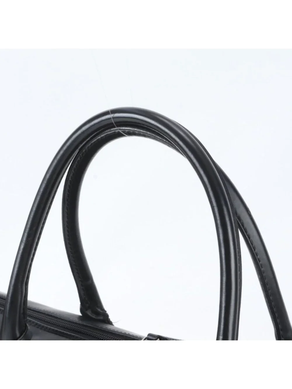 Gucci Leather Boston Bag Tote Carry Black